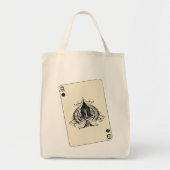 Retro Ace of Spades Tote Bag (Voorkant)