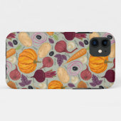 Retro achtergrond van verse groenten Case-Mate iPhone case (Achterkant (horizontaal))