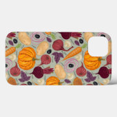 Retro achtergrond van verse groenten Case-Mate iPhone case (Achterkant (horizontaal))