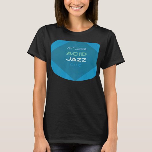 Retro Acid Jazz 90s Jazz T-shirt (Voorkant)