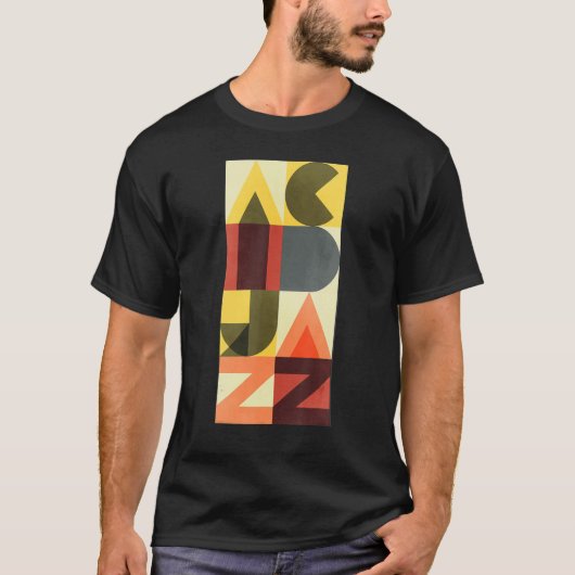 Retro Acid Jazz 90s Jazz T-shirt (Voorkant)