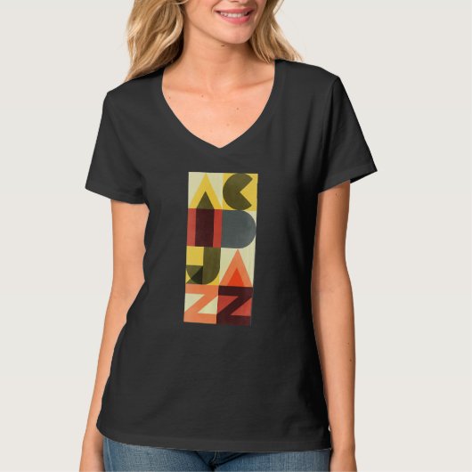 Retro Acid Jazz 90s Jazz T-shirt (Voorkant)