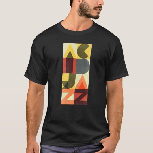 Retro Acid Jazz 90s Jazz T-shirt (Voorkant)