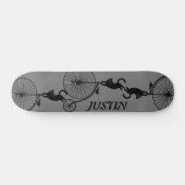retro acrobatische katten Gang Persoonlijk Skateboard (Horizontaal)