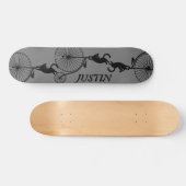  retro acrobatische katten Gang Persoonlijk Skateboard (Horizontaal)