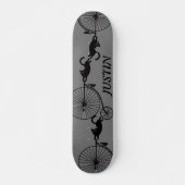 retro acrobatische katten Gang Persoonlijk Skateboard (Voorkant)