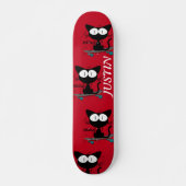  retro acrobatische katten Gang Persoonlijk Skateboard (Voorkant)