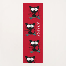  retro acrobatische katten Gang Yogamat