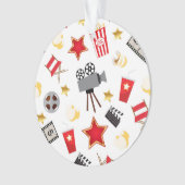 Retro Actief bioscoop/bioscoop Ornament (voorkant)