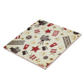 Retro Actief bioscoop/bioscoop Tegeltje (Zijkant)