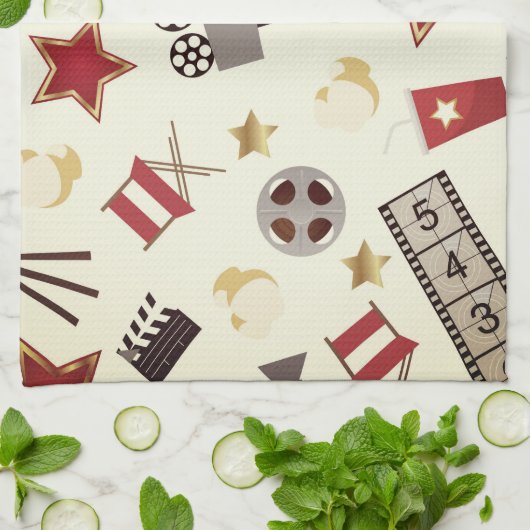 Retro Actief bioscoop/bioscoop Theedoek (Gevouwen)