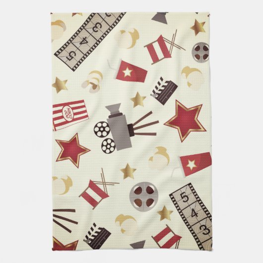 Retro Actief bioscoop/bioscoop Theedoek (Verticaal)