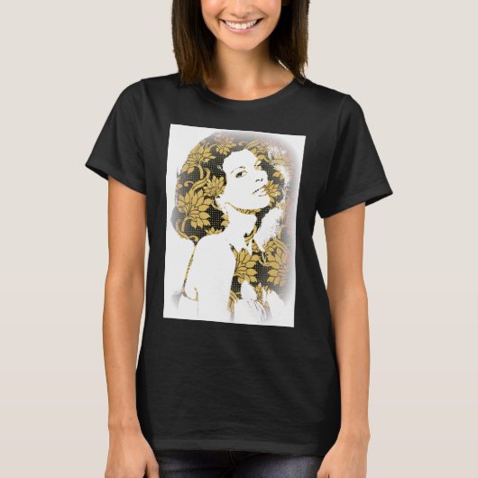Retro Actrice T-shirt (Voorkant)