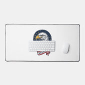 Retro Adelaar Patriottisch Lint Vector T-shirt Ont Bureaumat (Keyboard & Muis)