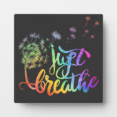 Retro Adem gewoon paardenbloem in de wind Fotoplaat (Voorkant)