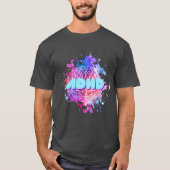 Retro ADHD Paint Splatter Brain Shirt (Voorkant)