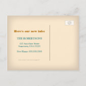 Retro-adreswijziging Briefkaart (Achterkant)