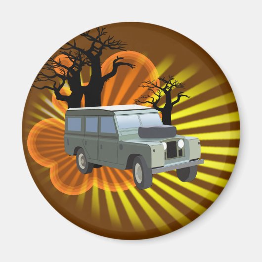 Retro Adventure Magneet (Voorkant)