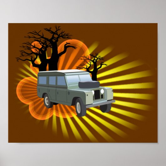 Retro Adventure Poster (Voorkant)