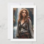 Retro  Adventure wacht op afstudeerfeest Kaart (Achterkant)