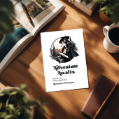 Retro  Adventure wacht op Afstuderen Foto Aankondiging