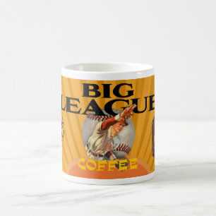 RETRO ADVERTEREN BIG LEAGUE KOFFIE KOFFIEMOK