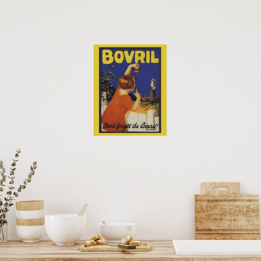 Retro  adverteren, Bovril Poster (Keuken)