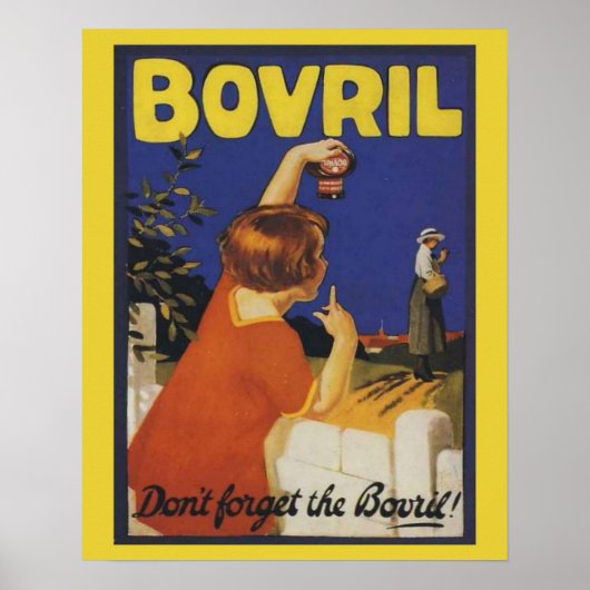 Retro  adverteren, Bovril Poster (Voorkant)