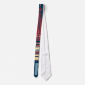 retro Advertisement France Paris Effiel Tower Stropdas (Achterkant)