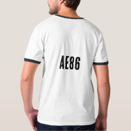 Retro AE86 Tokyo Drift Auto Grafische Ring T-Shirt