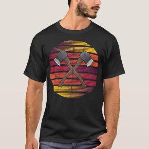 Retro Ae Throing A astronaut jarig bakken T-shirt