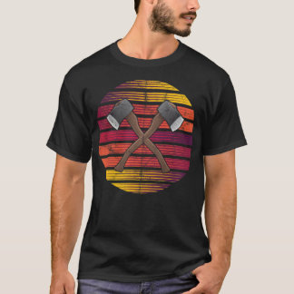 Retro Ae Throing A astronaut jarig bakken T-shirt