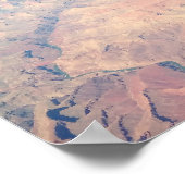 retro aerial grand canyon arizona foto poster (Hoek)