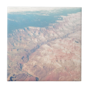 retro aerial grand canyon arizona foto  tegeltje