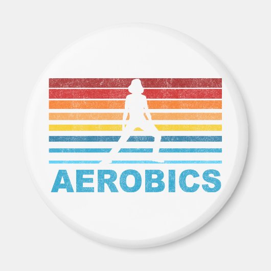 Retro-aerobics Magneet (Voorkant)