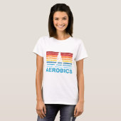 Retro-aerobics T-shirt (Voorkant volledig)