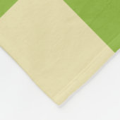 Retro Aesthetic Checkerboard Patroon Naam Groen Fleece Deken (Hoek)