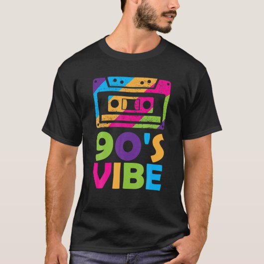 Retro Aesthetisch Costume Party Outfit - 90S Vibe T-shirt (Voorkant)