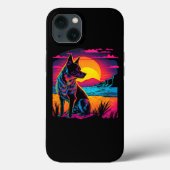 Retro Aesthetische Australische hond 17 Case-Mate iPhone Case (Achterkant)