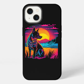 Retro Aesthetische Australische hond 17 iPhone 13 Hoesje