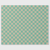Retro Aesthetische Checkerboard Patroonafbeelding  Cadeaupapier (Vlak)