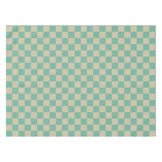 Retro Aesthetische Checkerboard Patroonafbeelding  Tafelkleed (Voorkant (Horizontaal))