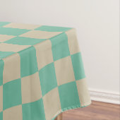 Retro Aesthetische Checkerboard Patroonafbeelding  Tafelkleed (Voorbeeld)