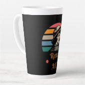  "Retro AF" Funny Rainbow Latte Mok (Linkerhoek)