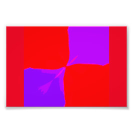 Retro Afbeelding 1 Paars & Red Kodak Pro Prints va Foto Afdruk