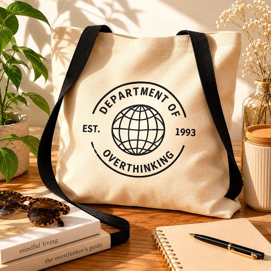 Retro Afdeling Overdenken Funny Cadeau  Tote Bag
