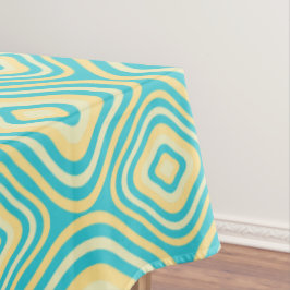 Retro afgerond tafelkleed