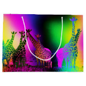 Retro Africa 1-opties Large Cadeautasje (Achterkant)