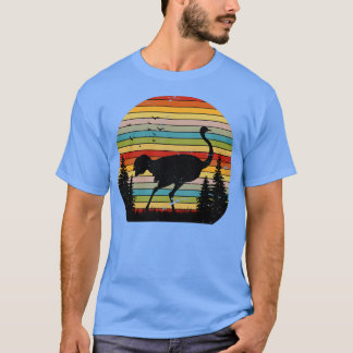 Retro Africa Ostrich T-shirt