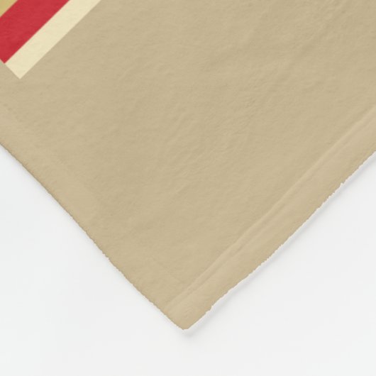 Retro afrikaanse afdruk met olifanten fleece deken (Hoek)